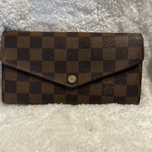 Louis Vuitton Damien Ebene Sarah Wallet